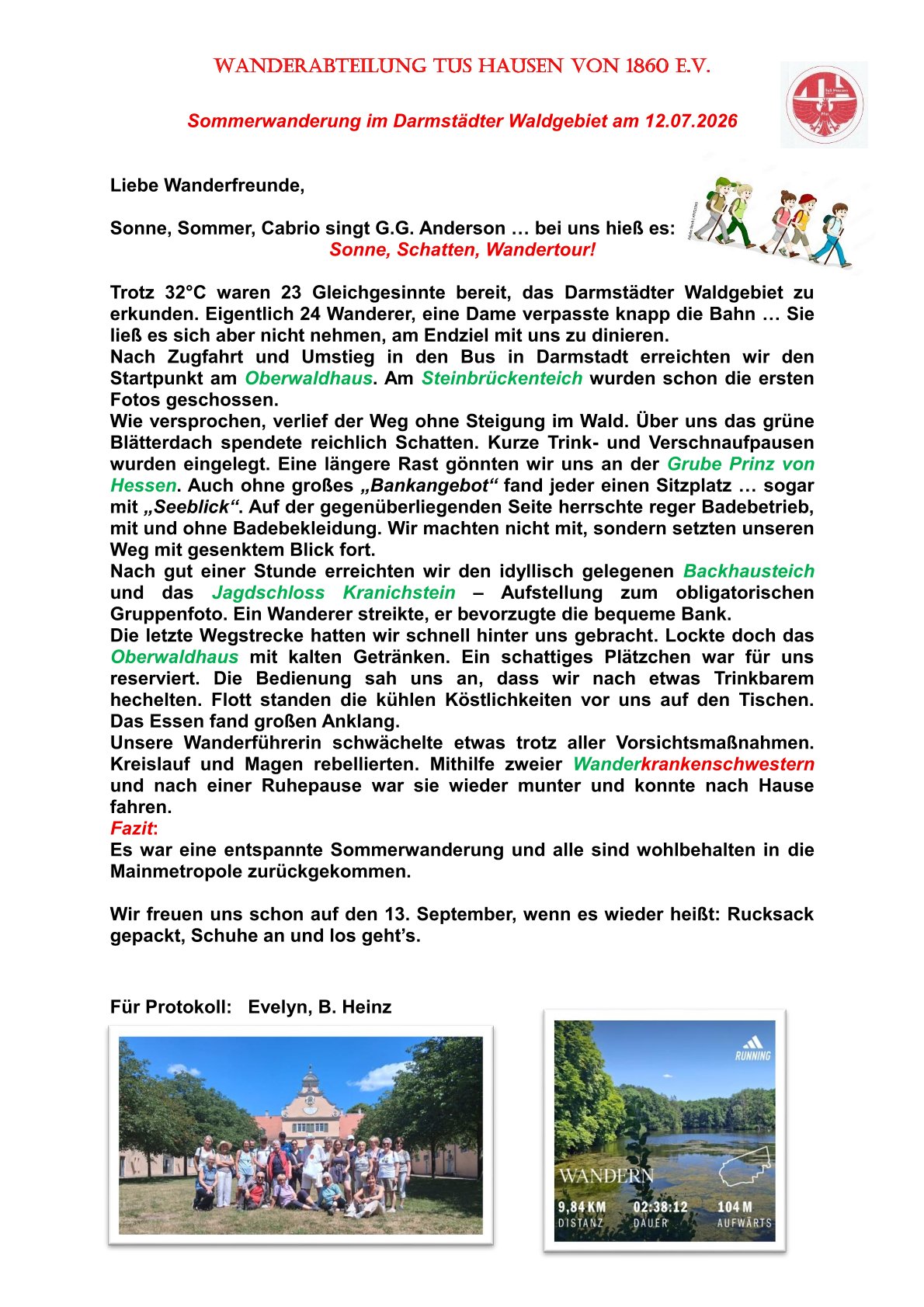 Bild und Abschlussbericht Wanderung Kranichstein DA 12.07.2026 1
